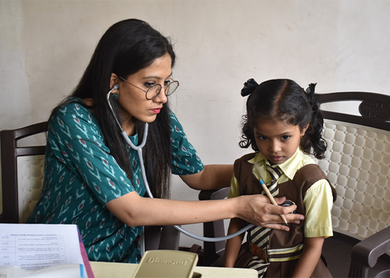 Vardaan medical camp for children